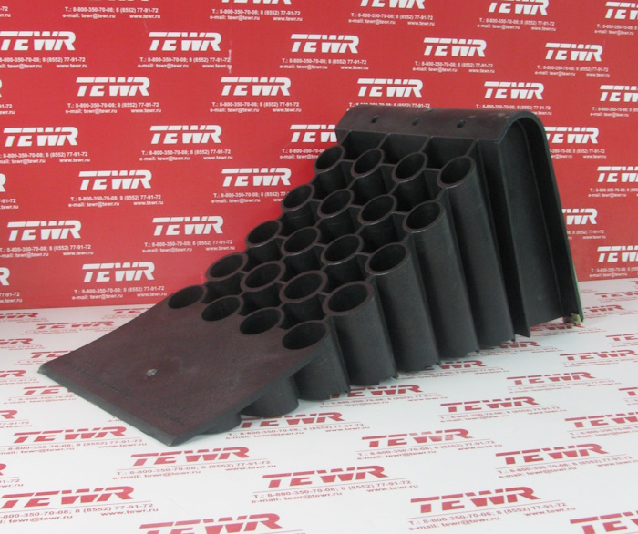 Упор противооткатный (пластик черный) 480*210*200 53205-3727010-Ч